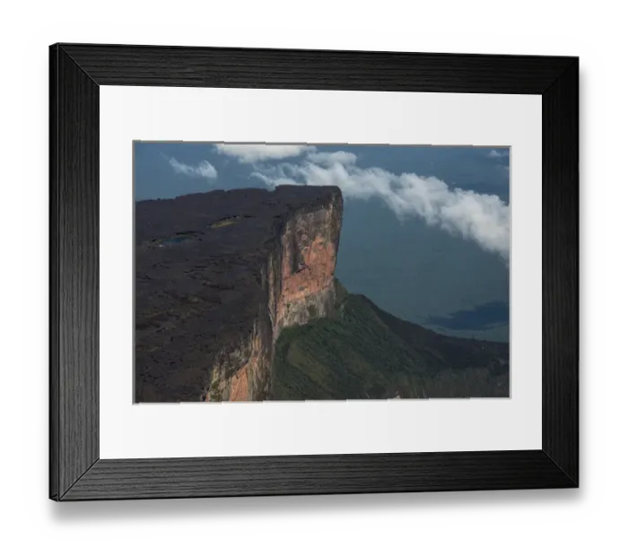 Framed Print : Mount Roraima Pakaraima Mountains Near Phillipai West GUYANA South America Mount