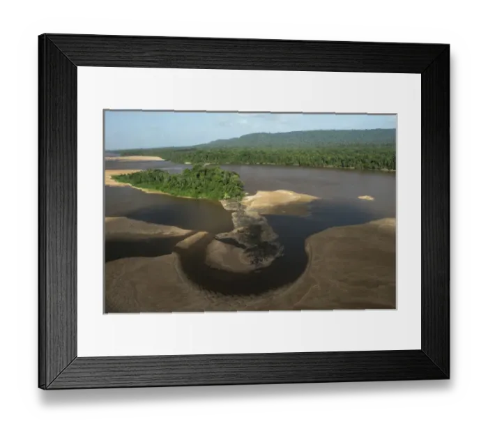 Framed Print : Essequibo River, GUYANA, South America. Longest river in Guyana