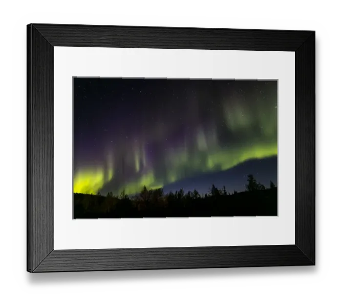 Framed Print : Alaska. Aurora borealis and stars. Credit as: Don Paulson / Jaynes Gallery / DanitaDelimont Framed Print : Alaska. Aurora borealis and stars. Credit as: Don Paulson / Jaynes Gallery / DanitaDelimont