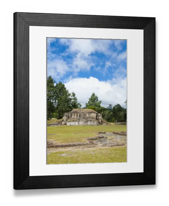 Framed Print : Guatemala, Tecpan. The ruins of Iximche near Tecpan, Guatemala Framed Print : Guatemala, Tecpan. The ruins of Iximche near Tecpan, Guatemala