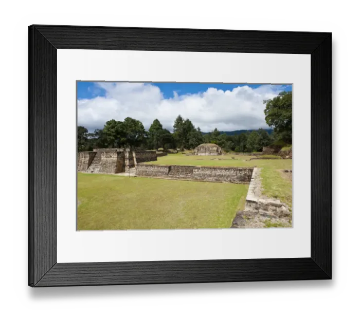 Framed Print : Guatemala, Tecpan. The ruins of Iximche near Tecpan, Guatemala Framed Print : Guatemala, Tecpan. The ruins of Iximche near Tecpan, Guatemala