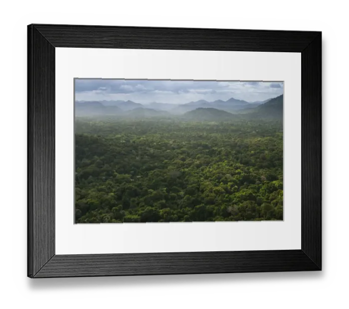 Framed Print : Kanaku Mountains Savanna Rurununi GUYANA South America