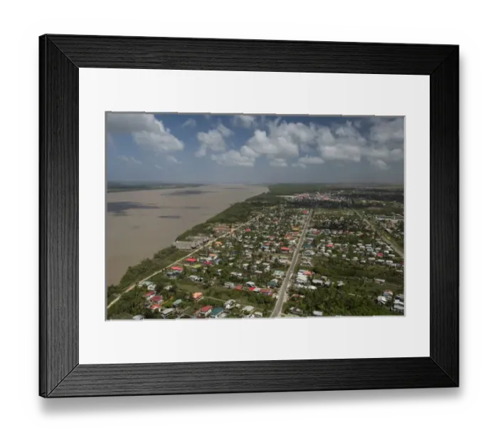 Framed Print : South of Georgetown GUYANA South America
