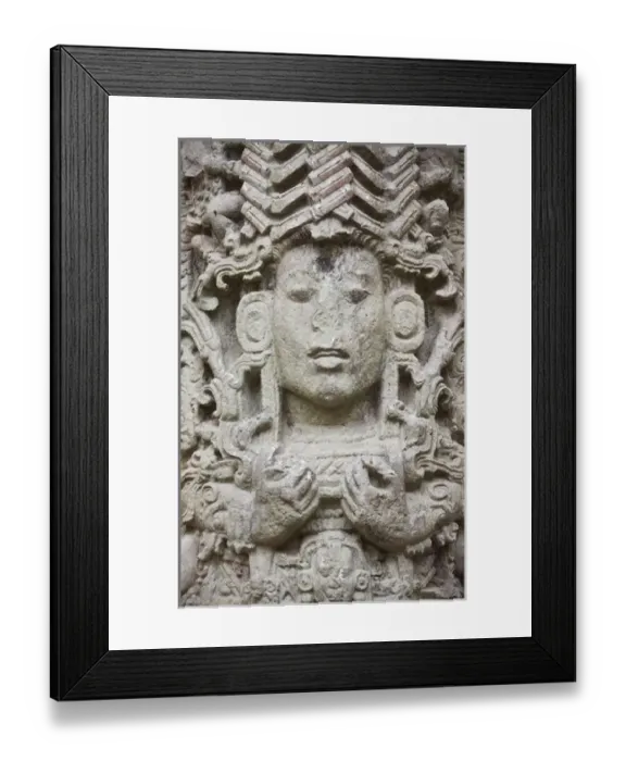 Framed Print : Stele A in Copan Ruins, Maya Site of Copan, UNESCO World Heritage site, Honduras Framed Print : Stele A in Copan Ruins, Maya Site of Copan, UNESCO World Heritage site, Honduras