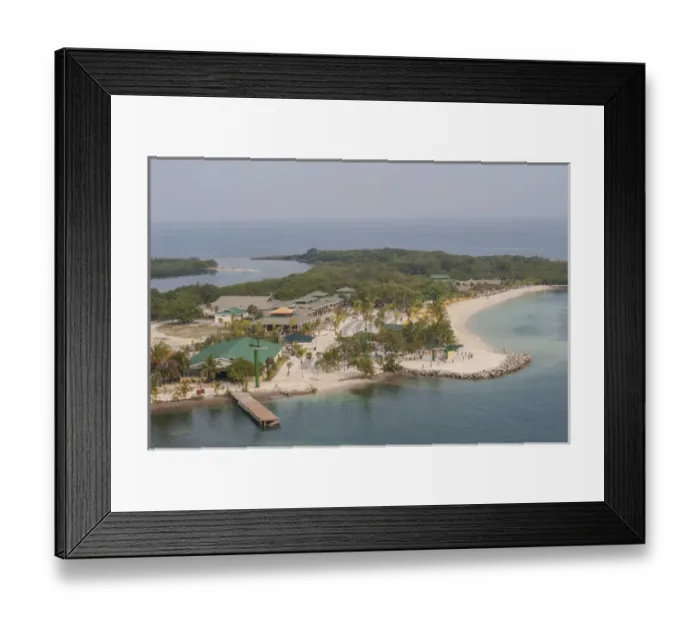 Framed Print : Central America, Honduras, Roatan, resort near Coxen Hole Framed Print : Central America, Honduras, Roatan, resort near Coxen Hole