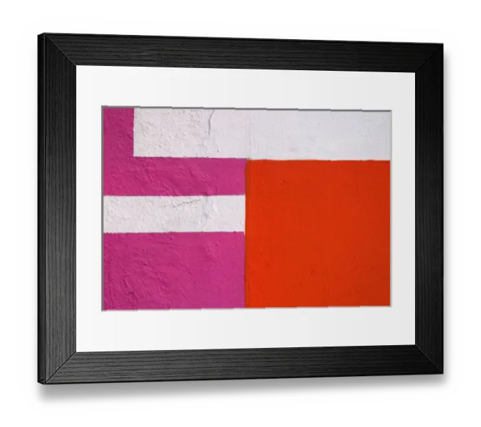 Framed Print : Mexico, Puerto Vallarta. Colorful wall pattern Framed Print : Mexico, Puerto Vallarta. Colorful wall pattern