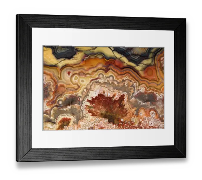 Framed Print : Mexico. Close-up of Crazy Lace Agate stone Framed Print : Mexico. Close-up of Crazy Lace Agate stone
