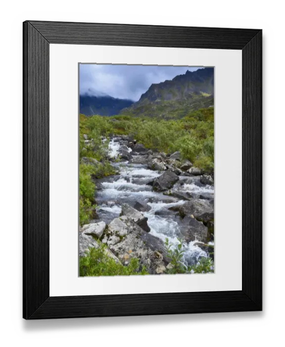 Framed Print : USA, Alaska, Hatchers Pass