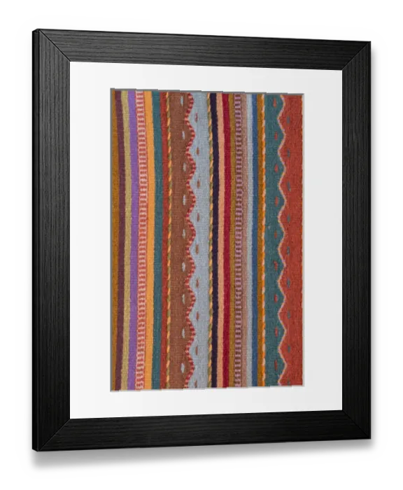 Framed Print : Mexico, San Miguel de Allende. Rug patterns Framed Print : Mexico, San Miguel de Allende. Rug patterns