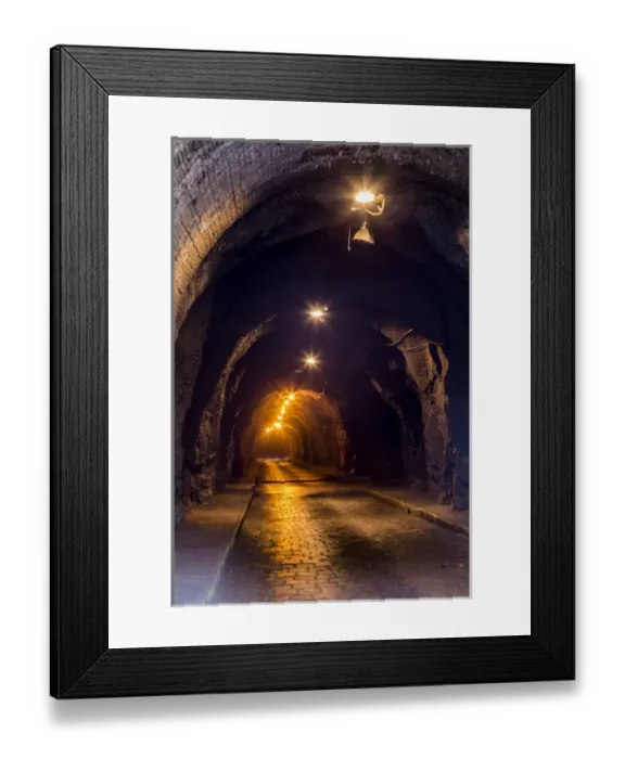 Framed Print : Mexico, Guanajuato. Illuminated underground roadway Framed Print : Mexico, Guanajuato. Illuminated underground roadway