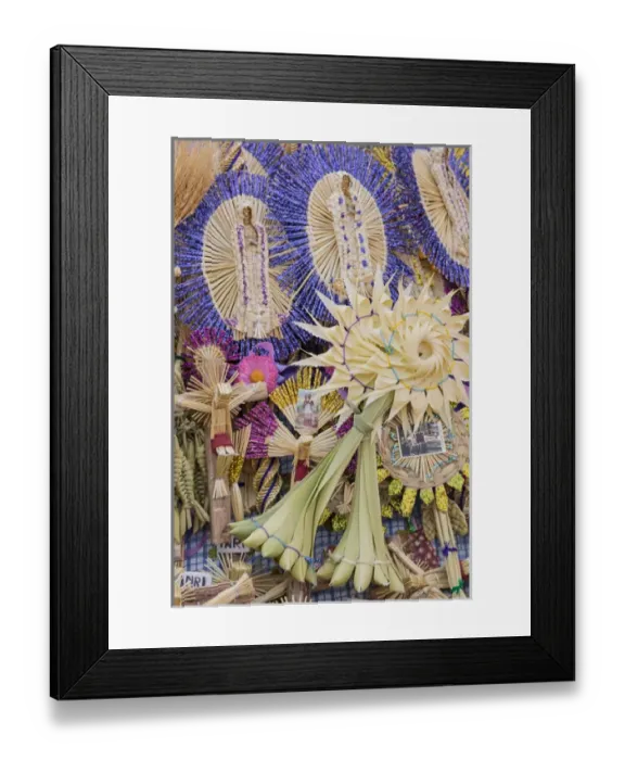 Framed Print : Mexico, San Miguel de Allende. Decorations for Palm Sunday