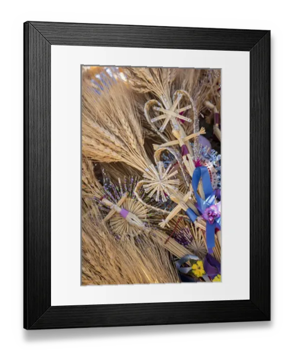 Framed Print : Mexico, San Miguel de Allende. Decorations for Palm Sunday