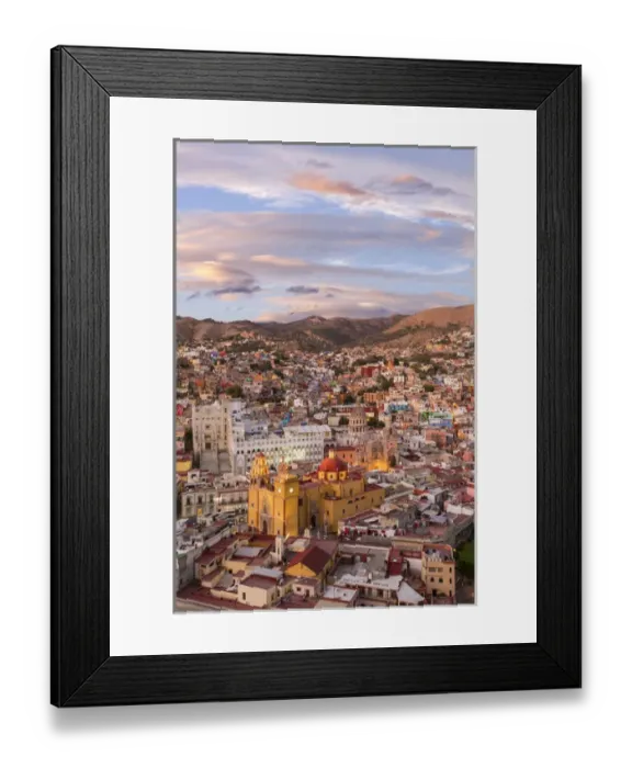 Framed Print : Mexico, Guanajuato. Overview of city. Credit as: Don Paulson  /  Jaynes Gallery  /  DanitaDelimont