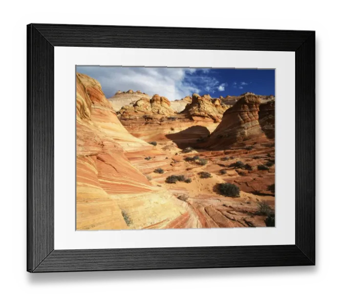 Framed Print : USA, Arizona, Paria Canyon, Sandstone formations at Coyote Buttes area Framed Print : USA, Arizona, Paria Canyon, Sandstone formations at Coyote Buttes area