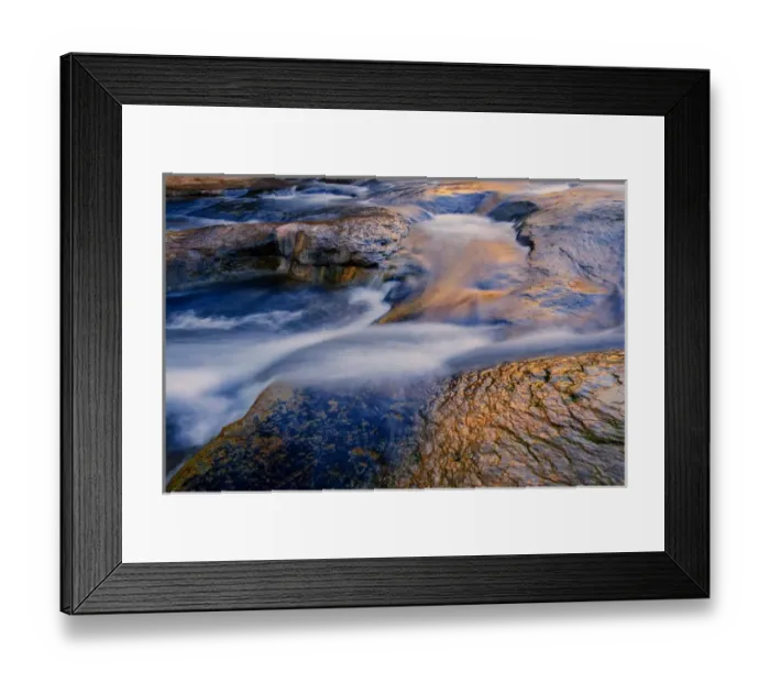 Framed Print : USA, Arizona, Sedona. Reflections on water flowing over rock Framed Print : USA, Arizona, Sedona. Reflections on water flowing over rock