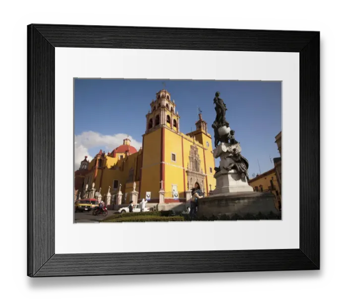 Framed Print : North America, Mexico, Guanajuato State, Guanajuato, Cathedral of Guanajuato and fountain Framed Print : North America, Mexico, Guanajuato State, Guanajuato, Cathedral of Guanajuato and fountain