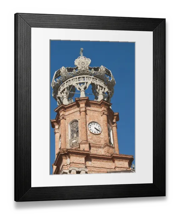 Framed Print : Mexico, Puerto Vallarta. The Lady of Guadalupe Church, Puerto Vallarta, Mexico