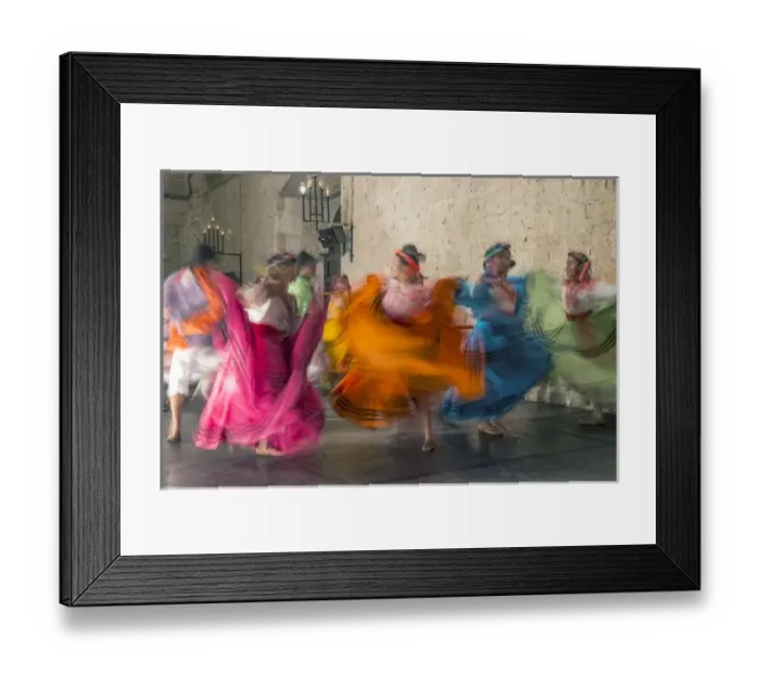 Framed Print : Mexico, Oaxaca, Mexican Folk Dance
