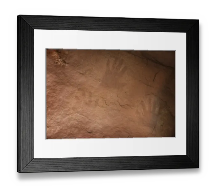 Framed Print : USA, Arizona, Grand Canyon National Park. Ancient Anasazi hand prints on cliff wall Framed Print : USA, Arizona, Grand Canyon National Park. Ancient Anasazi hand prints on cliff wall