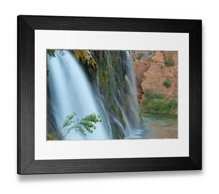 Framed Print : Navajo Falls on the Havasupai Reservation in Arizona, USA Framed Print : Navajo Falls on the Havasupai Reservation in Arizona, USA