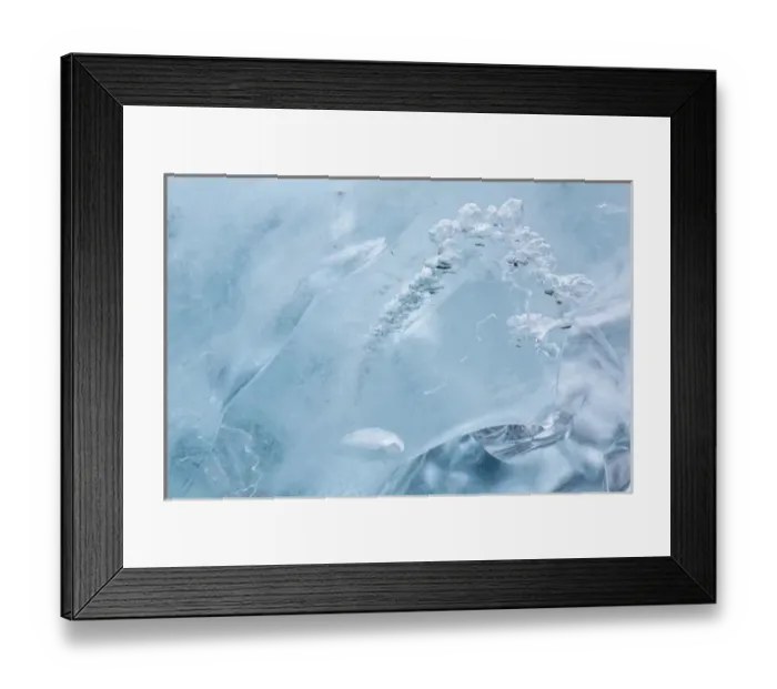 Framed Print : USA, Alaska, Glacier Bay National Park. Detail of ice on McBride Glacier. Credit as