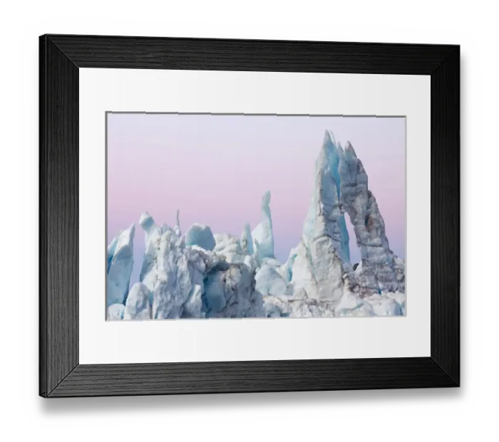 Framed Print : USA, Alaska, Glacier Bay National Park. Margerie Glacier ice formations. Credit as