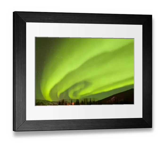 Framed Print : USA, Alaska, Fairbanks, Chena Hot Springs Lodge