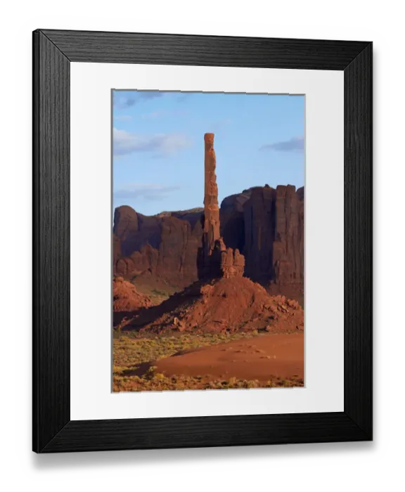 Framed Print : United States, Utah / Arizona Border, Navajo Nation, Monument Valley, Totem Pole rock Framed Print : United States, Utah / Arizona Border, Navajo Nation, Monument Valley, Totem Pole rock