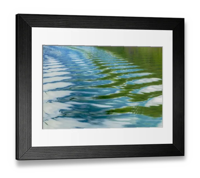 Framed Print : USA, Alaska, Glacier Bay National Park. Abstract of boat wake in Dundas Bay. Credit as Framed Print : USA, Alaska, Glacier Bay National Park. Abstract of boat wake in Dundas Bay. Credit as