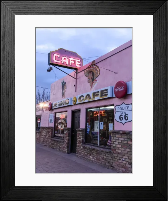 Framed Print : Holbrook, Arizona, United States. Route 66 Framed Print : Holbrook, Arizona, United States. Route 66