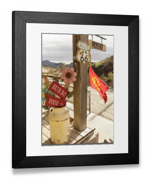 Framed Print : Oatman, Arizona, United States. Route 66 Framed Print : Oatman, Arizona, United States. Route 66