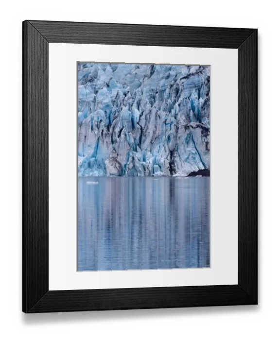 Framed Print : North America; USA; Alaska; Ice Formations of the Shoup Glacire