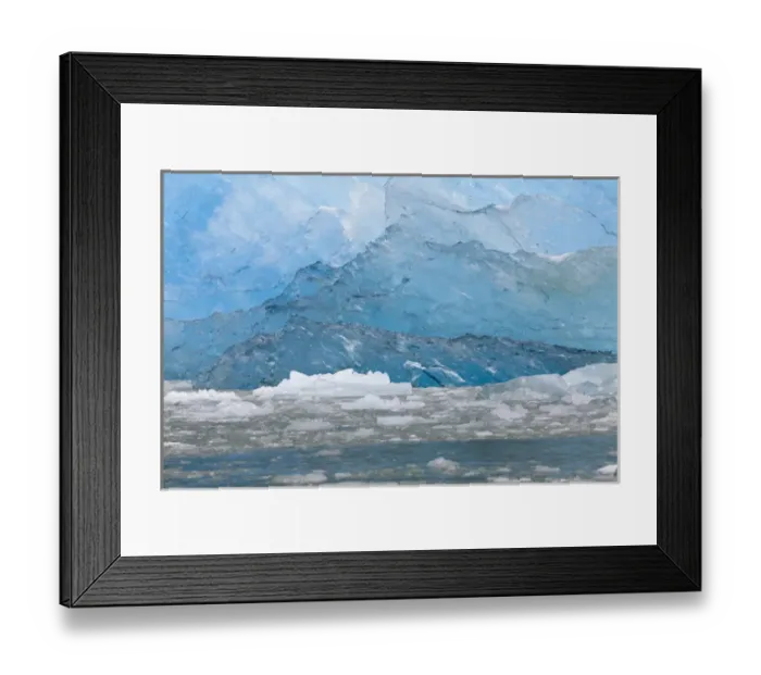 Framed Print : USA, Alaska, Endicott Arm. Blue ice and icebergs Framed Print : USA, Alaska, Endicott Arm. Blue ice and icebergs