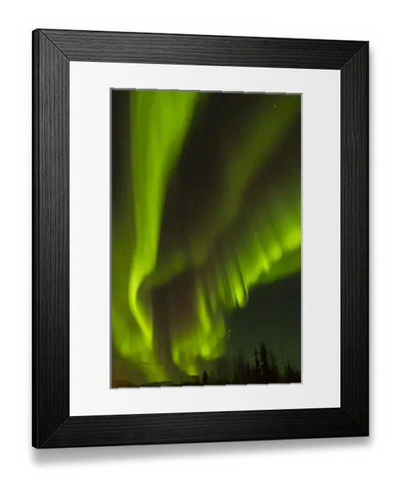 Framed Print : USA, Alaska, Fairbanks. Northern lights patterns and colors Framed Print : USA, Alaska, Fairbanks. Northern lights patterns and colors