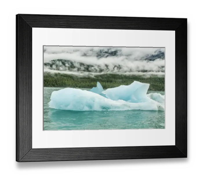 Framed Print : USA, Alaska, Endicott Arm. Close-up of offshore icebergs