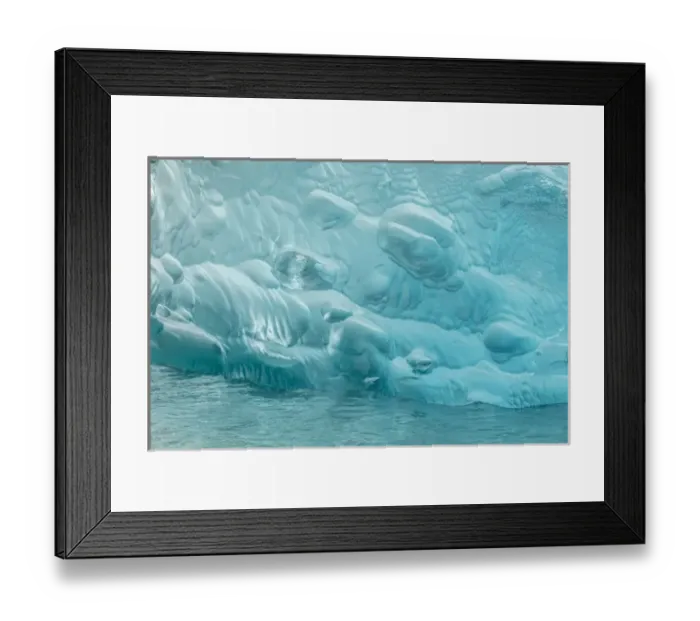Framed Print : USA, Alaska, Endicott Arm. Detail of iceberg shapes