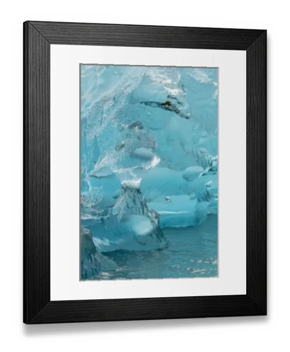 Framed Print : USA, Alaska, Endicott Arm. Detail of iceberg shapes Framed Print : USA, Alaska, Endicott Arm. Detail of iceberg shapes