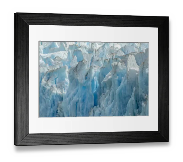 Framed Print : USA, Alaska, Endicott Arm. Close-up of Dawes Glacier front Framed Print : USA, Alaska, Endicott Arm. Close-up of Dawes Glacier front
