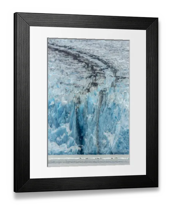 Framed Print : USA, Alaska, Endicott Arm. Close-up of Dawes Glacier