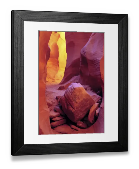 Framed Print : Light Reflections in Secret Canyon, Page, Arizona, USA Framed Print : Light Reflections in Secret Canyon, Page, Arizona, USA
