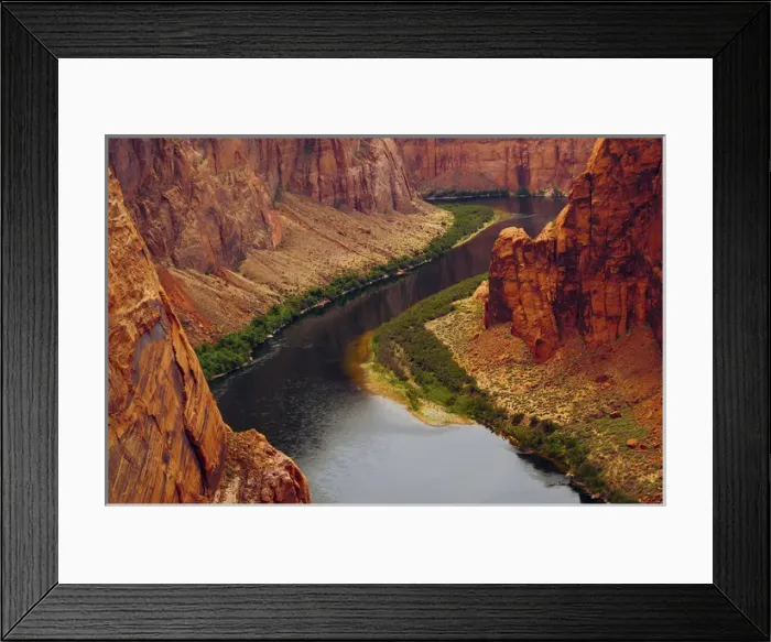 Framed Print : Colorado River from Page, Arizona Overlook, USA Framed Print : Colorado River from Page, Arizona Overlook, USA