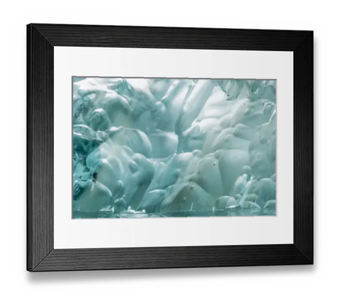 Framed Print : USA, Alaska, Endicott Arm. Detail of iceberg shapes Framed Print : USA, Alaska, Endicott Arm. Detail of iceberg shapes