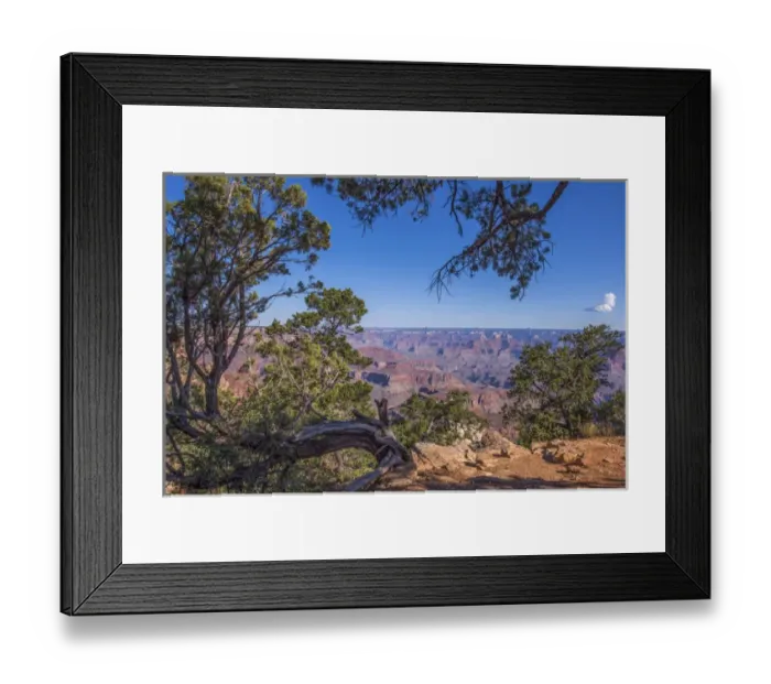 Framed Print : USA, Arizona, Grand Canyon, Grand Canyon National Park south rim