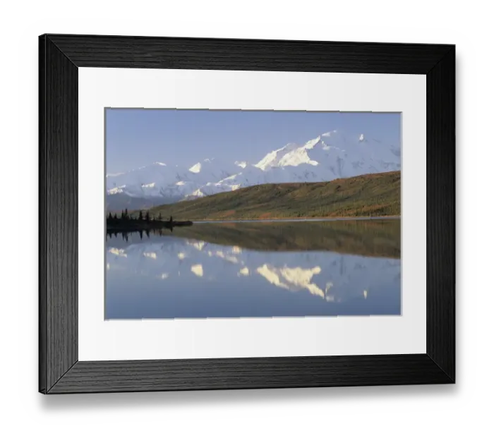 Framed Print : USA, Alaska, Mount McKinley, Wonder Lake, Sunrise, Denali National Park Framed Print : USA, Alaska, Mount McKinley, Wonder Lake, Sunrise, Denali National Park