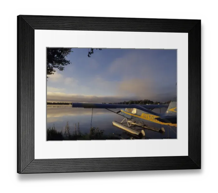 Framed Print : USA, Alaska, Float Plane, Anchorage