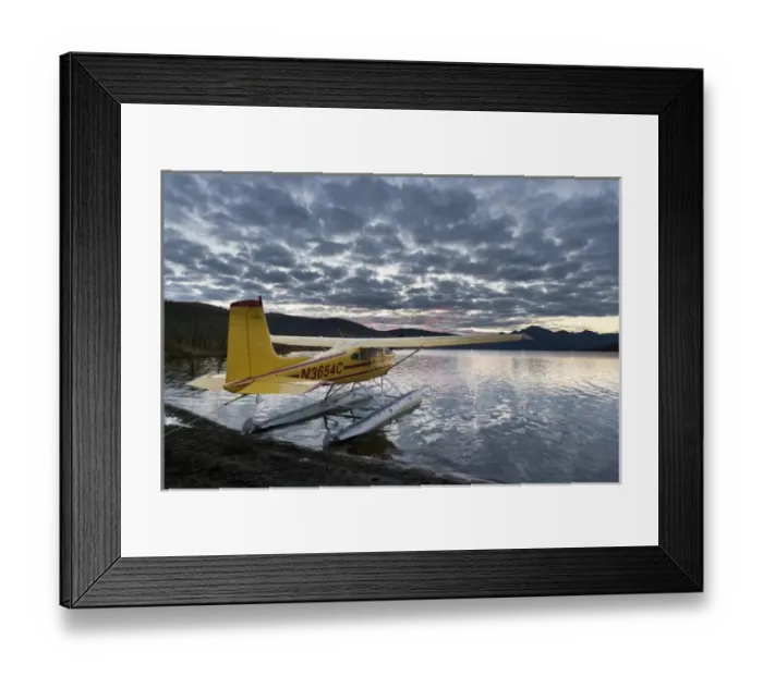 Framed Print : A floatplane in scenic Takahula Lake located along the National Wild and Scenic River Framed Print : A floatplane in scenic Takahula Lake located along the National Wild and Scenic River
