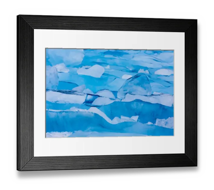 Framed Print : USA, Alaska, Glacier Bay National Park. Close-up of blue ice Framed Print : USA, Alaska, Glacier Bay National Park. Close-up of blue ice