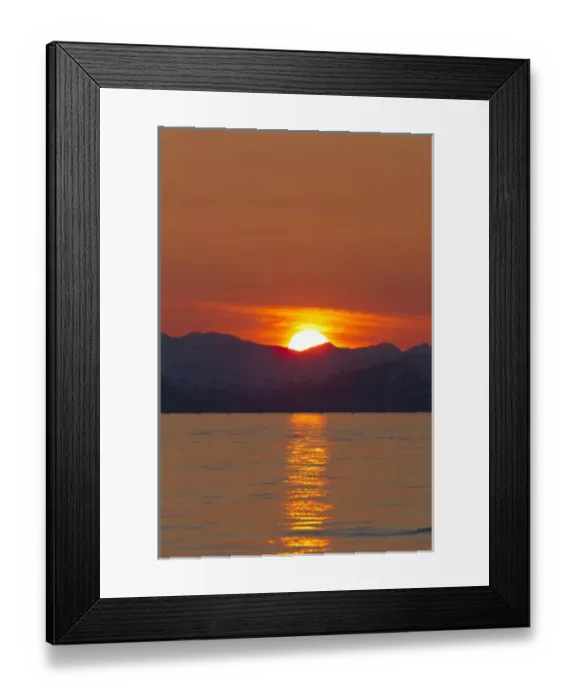 Framed Print : Backcountry skiing in Prince William Sound