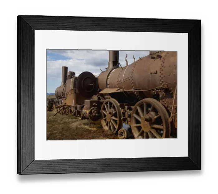 Framed Print : Seward Peninsula, Alaska, Train to Nowhere Framed Print : Seward Peninsula, Alaska, Train to Nowhere