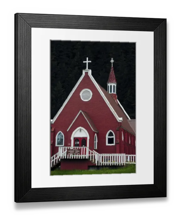 Framed Print : St. Peters Episcopal Church; Seward; Alaska; USA Framed Print : St. Peters Episcopal Church; Seward; Alaska; USA